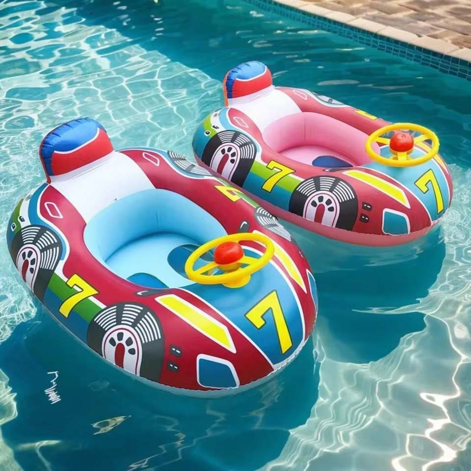 Pool Float Ring Inflatable - Dmuchany ponton do pływania dla niemowląt,