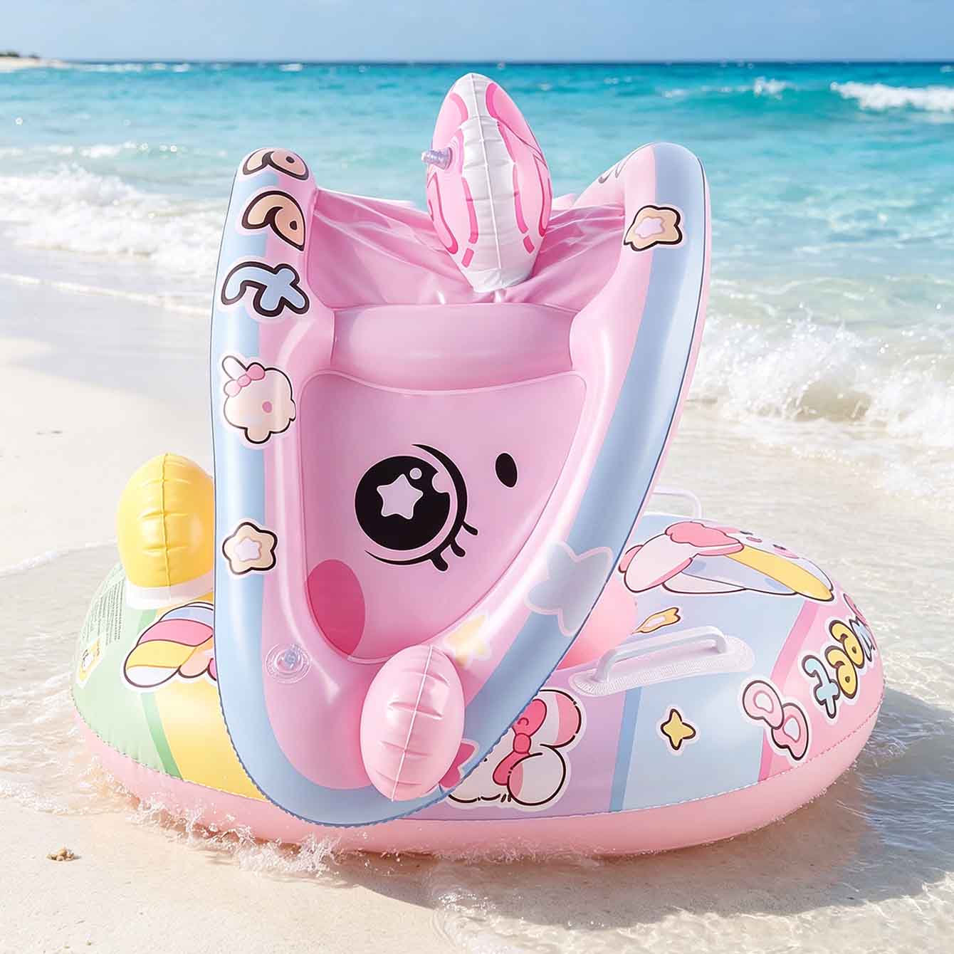 1 szt. Nadmuchiwane siedzisko  – Pool Float Ring Inflatable recenzja i cena