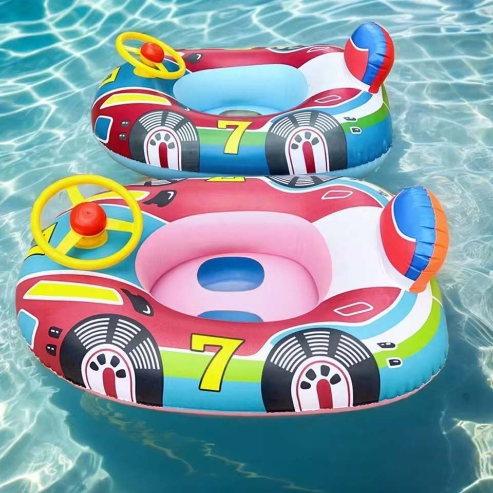Dmuchany ponton do pływania dl – Pool Float Ring Inflatable recenzja i cena