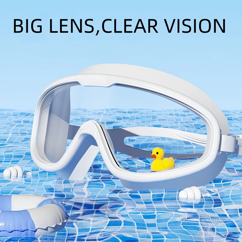 Okulary pływackie z dużą ramką – Swim Goggles Anti Fog Uv recenzja i cena