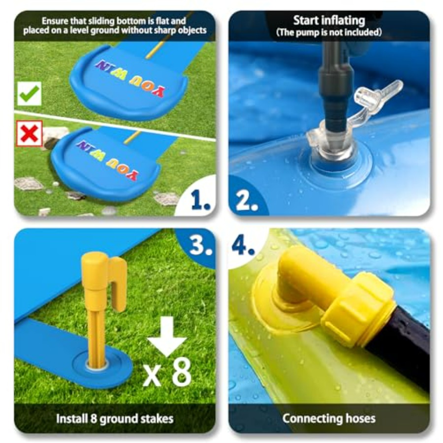 Zjeżdżalnia wodna do zabawy na – Water Slide Inflatable recenzja i cena
