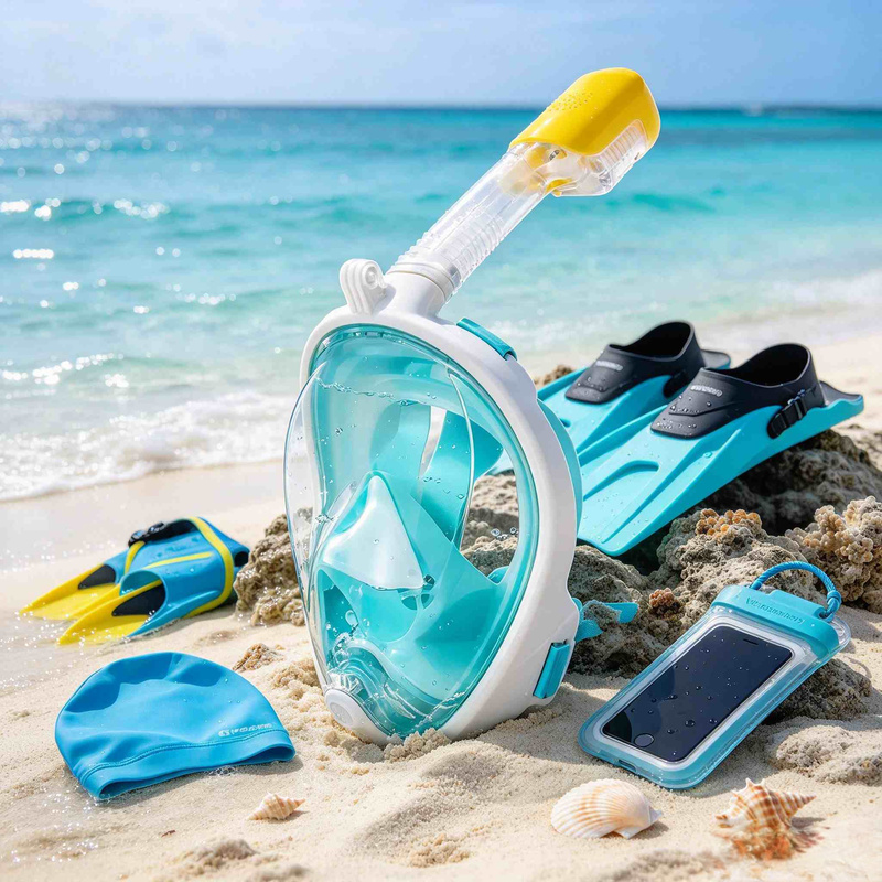 Maska do nurkowania z powietrz – Snorkel Mask Full Face recenzja i cena
