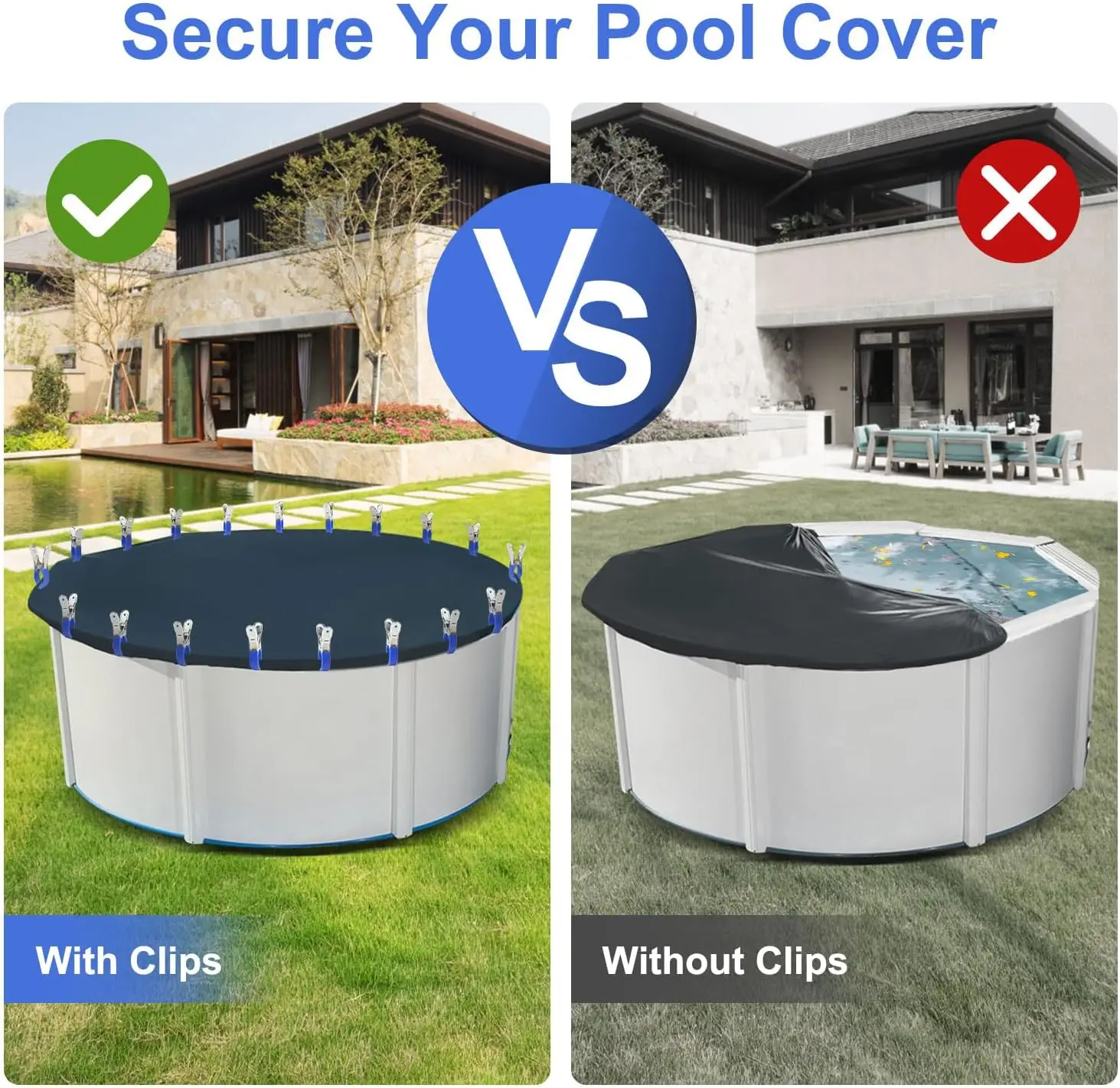 6/12 szt. Klipsy do pokrywy ba – Pool Ladder Above Ground recenzja i cena