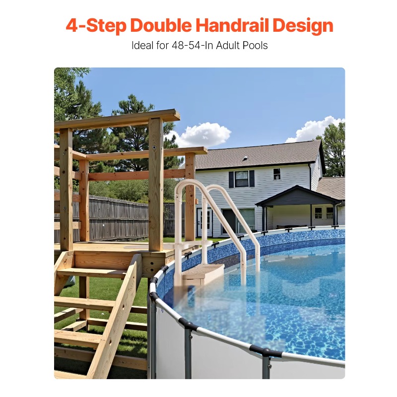 【Hit】 Drabinka do basenu z pod – Pool Ladder Above Ground recenzja i cena