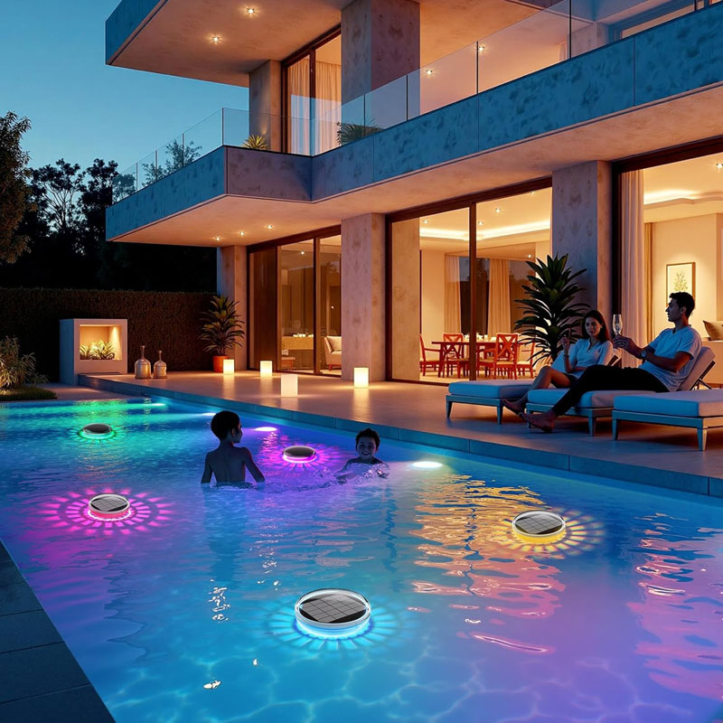 Lampy basenowe, solarnie ładow – Pool Light Solar Rechargeable recenzja i cena