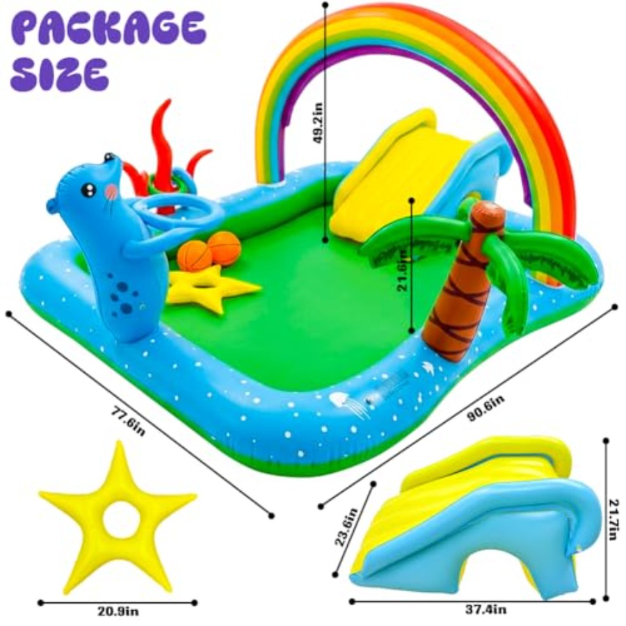 Nadmuchiwany basen do zabawy n – Water Slide Inflatable recenzja i cena