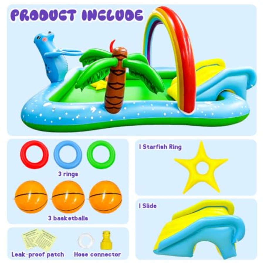 Nadmuchiwany basen do zabawy n – Water Slide Inflatable recenzja i cena