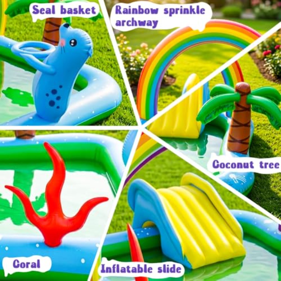 Nadmuchiwany basen do zabawy n – Water Slide Inflatable recenzja i cena