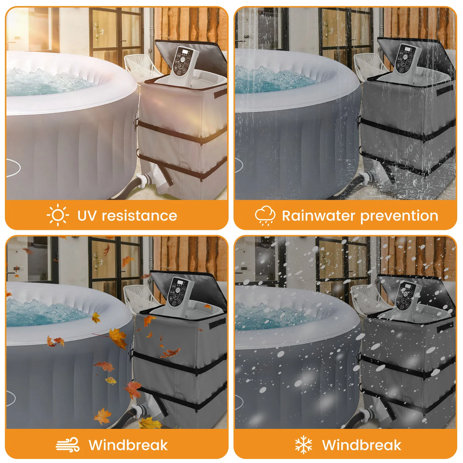 Uniwersalna osłona pompy grzej – Pool Cover Waterproof recenzja i cena